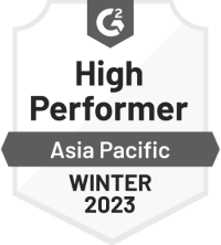 G2 High Performer Asia Pacific Winter 2023