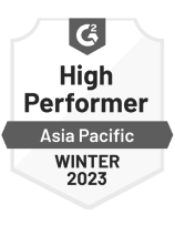 G2 High Performer Asia Pacific Winter 2023