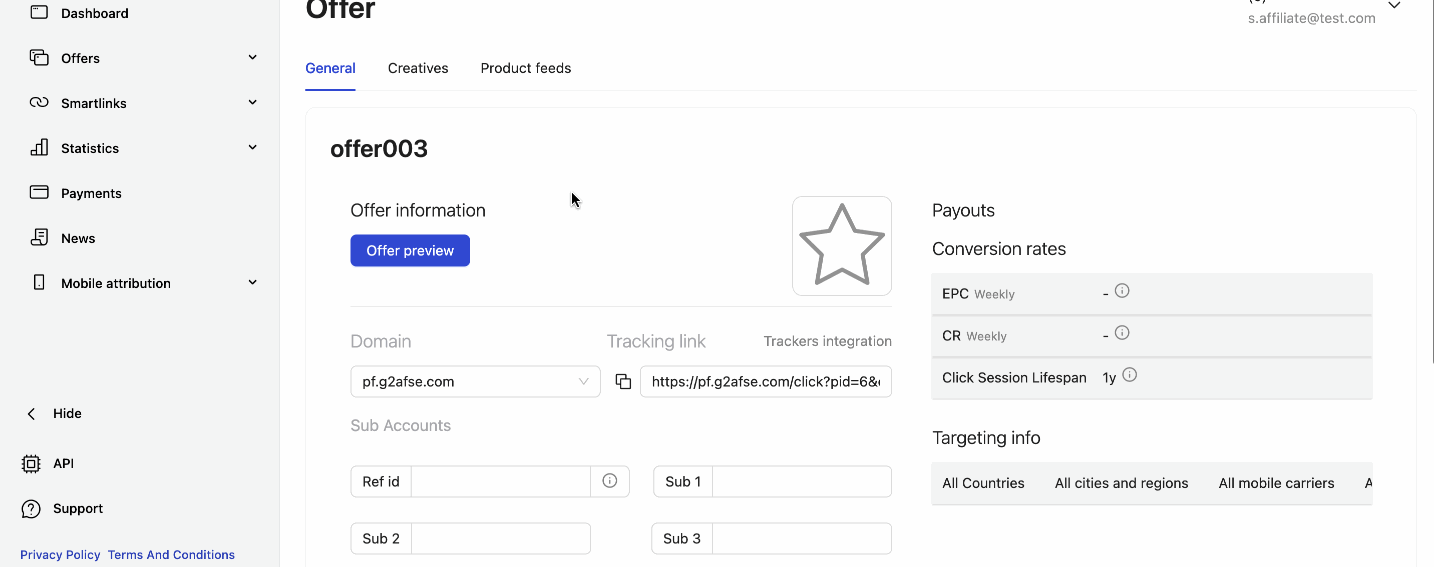 Pulling Feed as an Affiliate