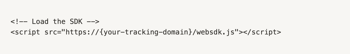 SDK initialization