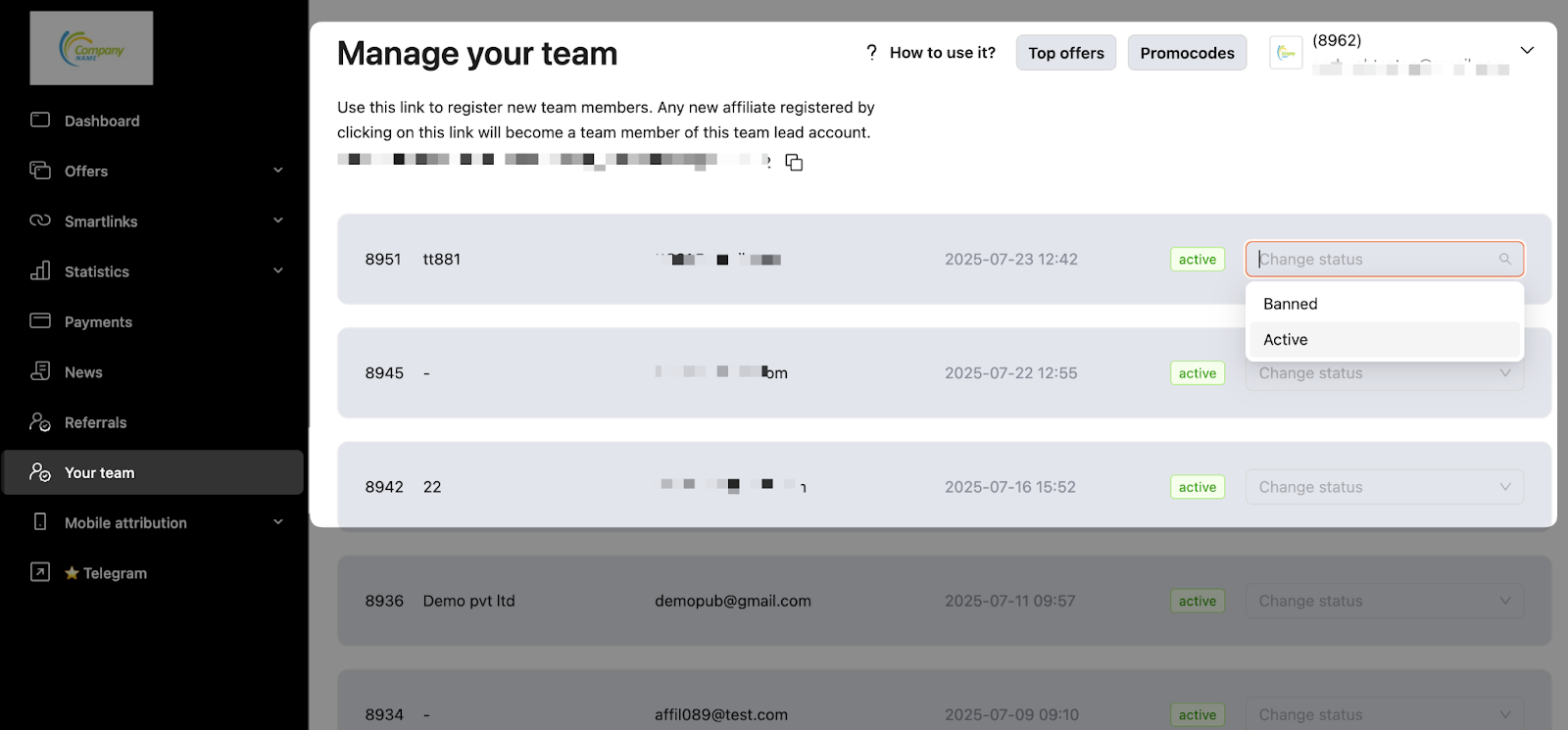 for team leads