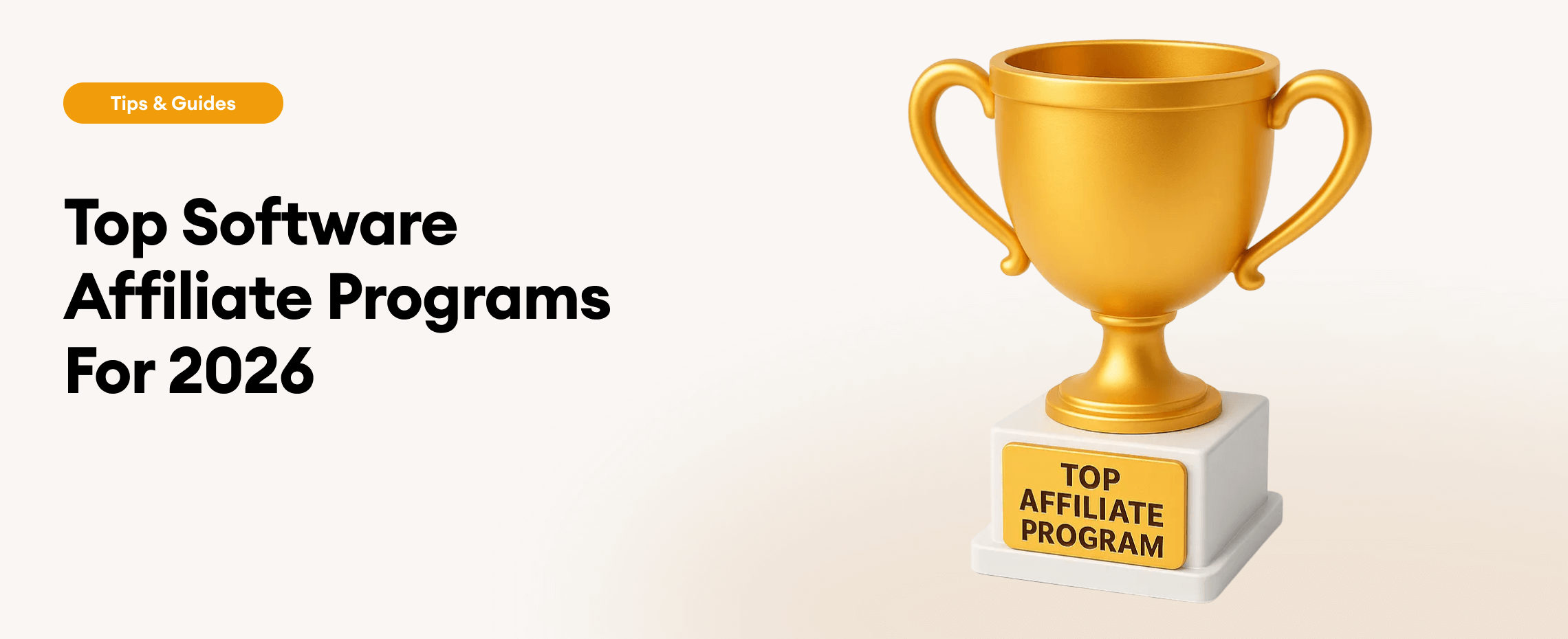 Top software affiliate programs for 2026